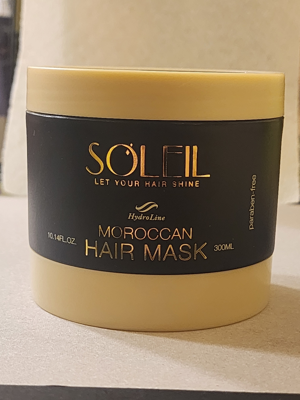 Moroccan Hair Mask - Nourishing Cream Formula (Beige)
